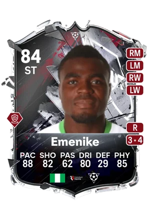 Emenike - 84 - Base Hall of FUT EA FC 27 card