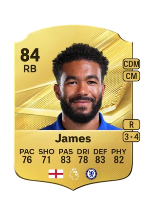 James - 84 - Rare EA FC 27 card