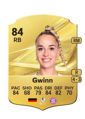 Gwinn - 84 - Rare EA FC 27 card