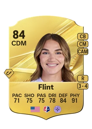 Flint - 84 - Rare EA FC 27 card
