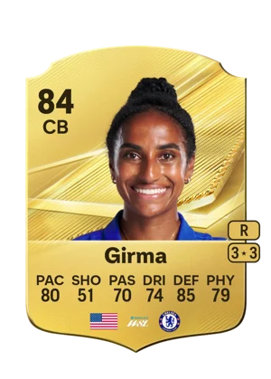 Girma - 84 - Rare EA FC 27 card