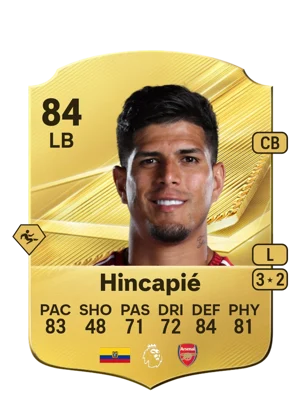 Hincapié - 84 - Rare EA FC 27 card