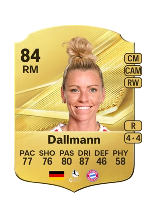 Dallmann - 84 - Rare EA FC 27 card