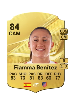 Fiamma Benítez - 84 - Rare EA FC 27 card