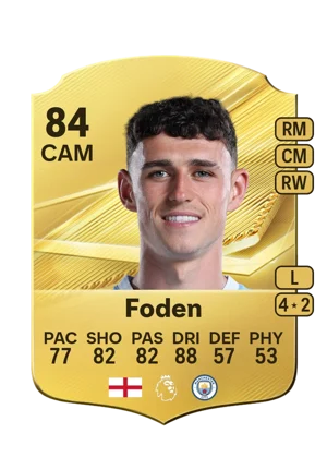 Foden - 84 - Rare EA FC 27 card