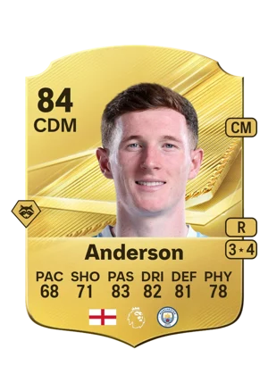 Anderson - 84 - Rare EA FC 27 card