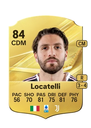 Locatelli - 84 - Rare EA FC 27 card