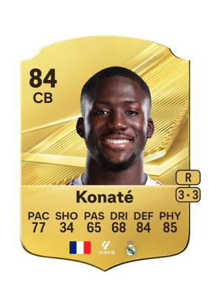 Konaté - 84 - Rare EA FC 27 card