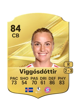 Viggósdóttir - 84 - Rare EA FC 27 card