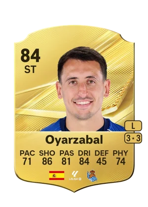 Oyarzabal - 84 - Rare EA FC 27 card