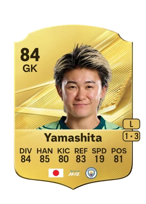 Yamashita - 84 - Rare EA FC 27 card
