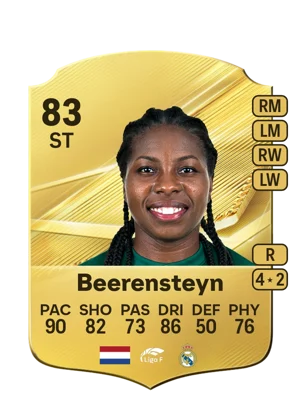 Beerensteyn - 83 - Rare EA FC 27 card