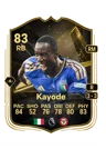 Kayode - 83 - Team of the week
