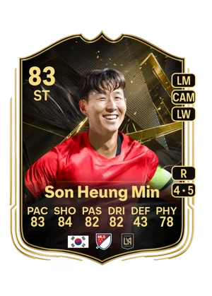 Son Heung Min - 83 - Team of the week EA FC 27 card