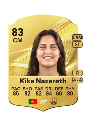 Kika Nazareth - 83 - Rare EA FC 27 card
