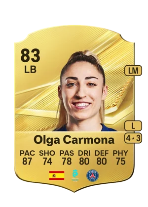 Olga Carmona - 83 - Rare EA FC 27 card