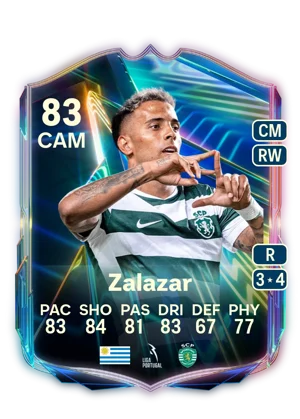 Zalazar - 83 - Ones to Watch EA FC 27 card