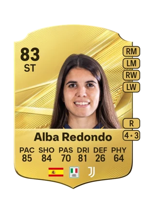 Alba Redondo - 83 - Rare EA FC 27 card
