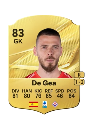 De Gea - 83 - Rare EA FC 27 card