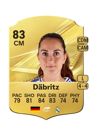Däbritz - 83 - Rare EA FC 27 card