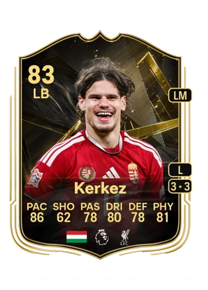 Kerkez - 83 - Team of the week EA FC 27 card