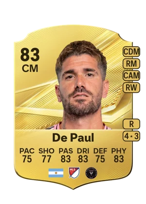 De Paul - 83 - Rare EA FC 27 card