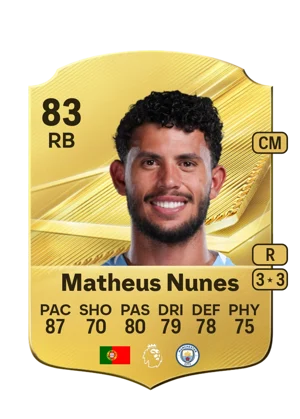 Matheus Nunes - 83 - Rare EA FC 27 card
