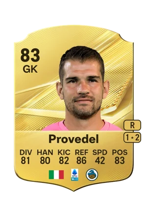 Provedel - 83 - Rare EA FC 27 card
