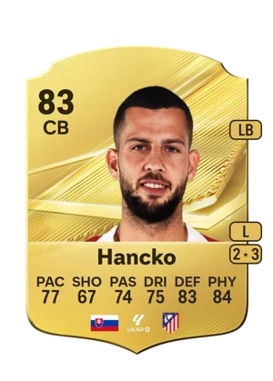 Hancko - 83 - Rare EA FC 27 card