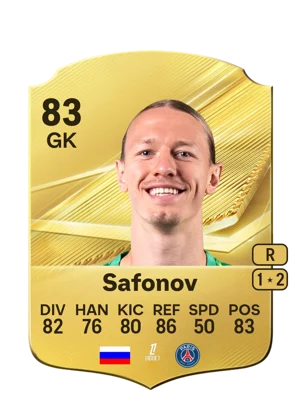 Safonov - 83 - Rare EA FC 27 card