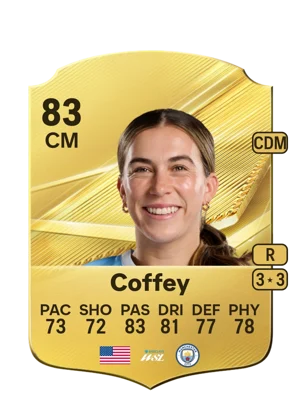 Coffey - 83 - Rare EA FC 27 card