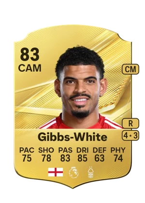 Gibbs-White - 83 - Rare EA FC 27 card