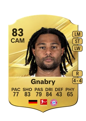 Gnabry - 83 - Rare EA FC 27 card