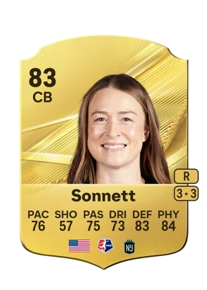 Sonnett - 83 - Rare EA FC 27 card