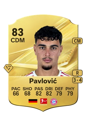 Pavlović - 83 - Rare EA FC 27 card