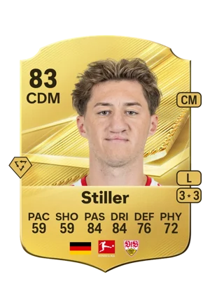 Stiller - 83 - Rare EA FC 27 card
