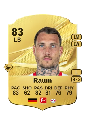 Raum - 83 - Rare EA FC 27 card