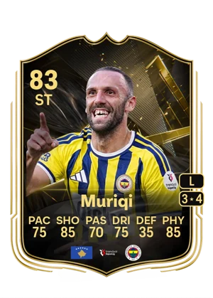 Muriqi - 83 - Team of the week EA FC 27 card