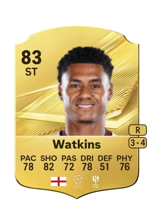 Watkins - 83 - Rare EA FC 27 card