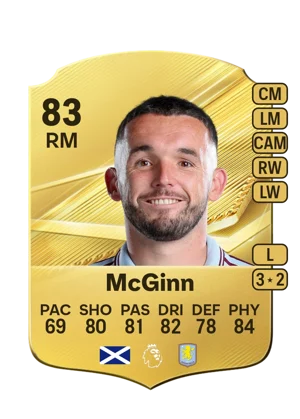 McGinn - 83 - Rare EA FC 27 card