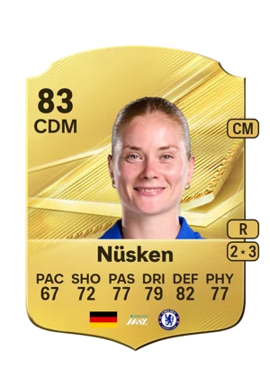 Nüsken - 83 - Rare EA FC 27 card
