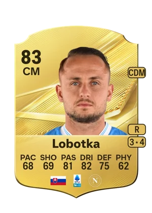 Lobotka - 83 - Rare EA FC 27 card