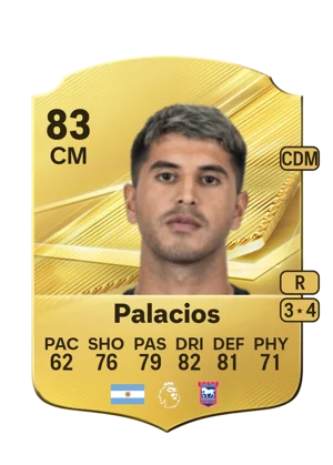 Palacios - 83 - Rare EA FC 27 card