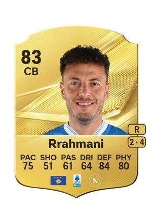 Rrahmani - 83 - Rare EA FC 27 card