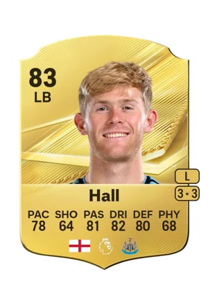 Hall - 83 - Rare EA FC 27 card