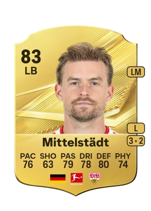 Mittelstädt - 83 - Rare EA FC 27 card