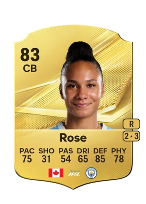 Rose - 83 - Rare EA FC 27 card