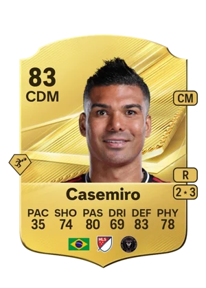 Casemiro - 83 - Rare EA FC 27 card
