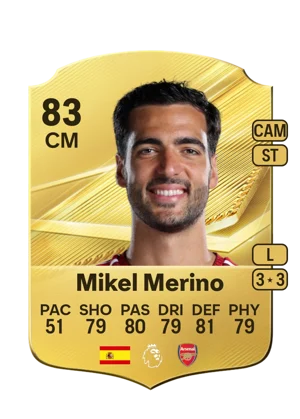 Mikel Merino - 83 - Rare EA FC 27 card