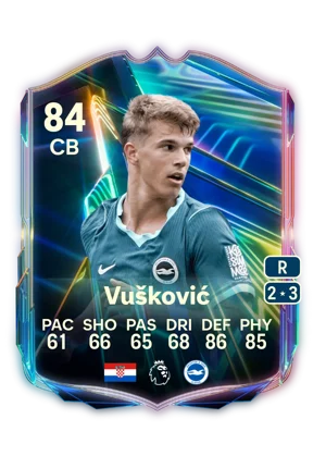 Vušković - 84 - Ones to Watch EA FC 27 card